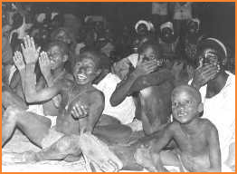 Village screening of scenes from the film